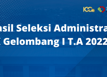 Pengumuman Hasil Seleksi Administrasi PMDK I TA. 2022/2023