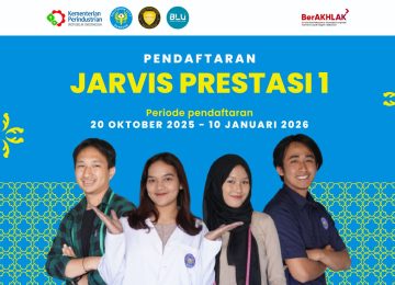 Penerimaan Mahasiswa Baru TA. 2026/2027 Melalui Jalur Jarvis Prestasi Gelombang 1